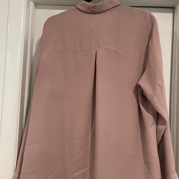 Express Portofino Slim Shirt in Blush - Picture 2 of 4